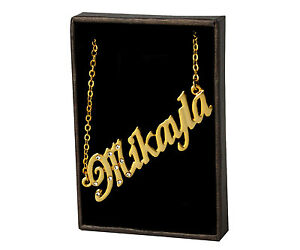 ̵ۥ꡼ͥå쥹ͥå쥹ͥå쥹nome collana mikayla 18k placcato oro c...