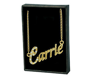 ̵ۥ꡼ͥå쥹ͥ͡å쥹꡼ڥnome collana carrie 18k placcato o...