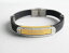 【送料無料】アクセサリー　ネックレス　シリコンゴールドトーンadrianbracciale con nomesilicone da uomo amp; gold tone incisaregali per lui