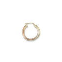 【送料無料】ネックレス 9ct 3イアリング9ct 3 colour gold twist hoop earrings