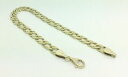 【送料無料】ネックレス ゴールドソリッドダブルブレスレット9ct gold 714 solid double curb bracelet(4)