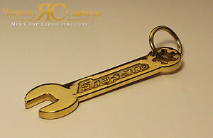 【送料無料】ネックレス　レンチペンダントゴールドスナップグラム9ct gold snap on spanner pendant 10 grams stamped 375 51 x 15 mm