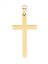 ̵ۥͥå쥹åɥɥɥåץߥ顼ץ9ct hallmarked solid yellow gold 40mm drop mirror finish cross amp; optional chain