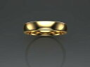 【送料無料】ネックレス イエローゴールドレディースコンフォートコート18ct yellow gold ladies comfort court wedding ...