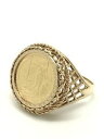 【送料無料】ネックレス ブリタニアリングイエローゴールドマウントリングサイズ110 britannia 22ct ring yellow gold mount 9ct ring size s 762g(4)