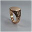 ̵ۥͥå쥹ơvintage 9ct rose gold signet ring,1921 hallmark