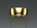 【送料無料】ネックレス イエローゴールドコンフォートコート9ct yellow gold gents comfort court wedding ringhea...