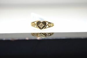 楽天hokushin【送料無料】ネックレス　9ctゴールド9ct gold kids heart ring