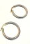 【送料無料】ネックレス　デザインホワイトゴールドフープイヤリングhlammarked 9ct white gold hoop earrings with dotted design