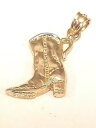 【送料無料】ネックレス ブートペンダント1 beautiful 14ctgold solid boot charm pendant