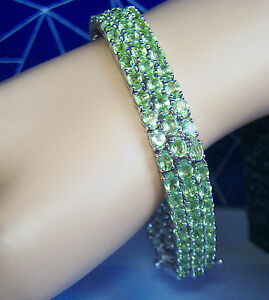 【送料無料】ネックレス　スターリングペリドットsterling silver peridot bracelet