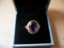 【送料無料】ネックレス アメジストゴールドリングlovely amethyst 9ct gold ring(4)