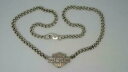 【送料無料】ネックレス mensスターリングハーレーデービッドソン21489グラムheavy mens solid sterling silver harley davidson 21 curb chain 489 grams