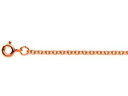 【送料無料】ネックレス ローズゴールドトレースチェーン|9ct rose gold trace chain 20 length 047mm width uk hallmarked sieff(4)