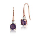 yzlbNX@AWXg[YS[hNbVCOJbghbvgemondo amethyst cushion cut drop earrings in 9ct rose gold