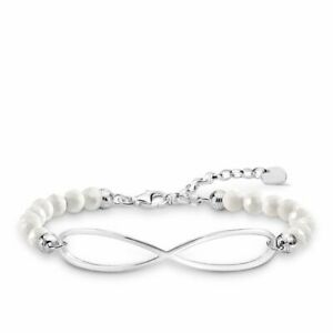 【送料無料】ネックレス トーマスブレスレットthomas sabo infinity white bracelet lba012513014l19v