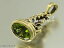 ̵ۥͥå쥹ɥڥɥåȥե֥ڥp014 lovely genuine 9k yellow gold natural peridot fob or pendant