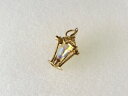 【送料無料】ネックレス ゴールドクリスタルペンダント9ct gold crystal lantern pendant or charm height 19cm 15gms secondhand(4)