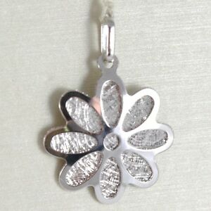 ̵ۥͥå쥹ۥ磻ȥɥڥȥǥեڥȥߥɥwhite gold pendant 750 18k daisy flower pendant milled long 22 cm