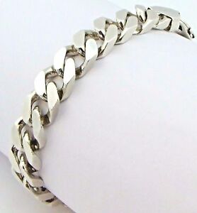 ̵ۥͥå쥹925850hallmarkeduk 925 sterling silver solid curb chain linked 850 inch bracelet hallmarked