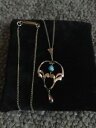 【送料無料】ネックレス ビクトリアイエローゴールドターコイズファンシーペンダントチェーンhallmarked 9ct victorian circa 1900 yellow gold turquoise fancy pendent chain