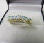 ̵ۥͥå쥹ɥ󥰥åȥСߥ󥬥beautiful 7 opals set in 9ct yellow gold ring, size m, hallmarked birmingham