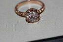 【送料無料】ネックレス ロンドンローズゴールドラウンドホワイトトパーズリングリンクサイズgenuine links of london rose gold vermeil pure 2 round white topaz ring size p(4)