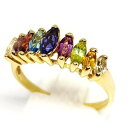 yzlbNX@CG[S[h}`J[TCYstunning yellow gold multi coloured gemstones size q fully hallmarked