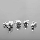 【送料無料】ネックレス セールスターリングシルバーフラットビーズボールスタッドイヤリング 925 sterling silver flat bead ball ...
