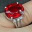 【送料無料】ネックレス サファイアスターリングシルバーリングサイズホワイトゴールドレッドトパーズ14 ct red topaz with sapphires 925 sterling silver ring size n white gold pl