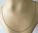 【送料無料】ネックレス イエローゴールドケーブルチェーンインチsecondhand 9ct yellow gold cable 31g chain 21inch...