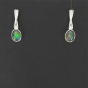 【送料無料】ネックレス スターリングシルバーオパールオーバルドロップイヤリングドルmiran 180100 sterling silver opal oval drop earrings 24g rrp 199(4)