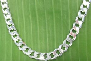 【送料無料】ネックレス　made in italy real 925sterling75mmcurb chain18 30men womenmade in italy real 925 sterling silver 75mm curb chain 18 30 m