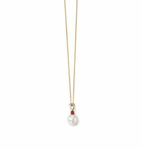 【送料無料】ネックレス　イエローゴールドレディースガーネットペンダント9ct yellow gold womens stunning mixed shape garnet gemstone pendant