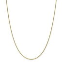 【送料無料】ネックレス 1mm14kイェローゴールドケーブルリンクチェーンwロブスター143014k yellow gold 1mm solid cable l...