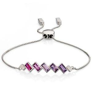 ̵ۥͥå쥹Сԥ󥯥ѡץ֥쥹åfiorelli silver pink purple degradee brac...