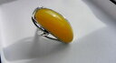 【送料無料】ネックレス ワウgリングアメリカwow 13g sterling silver butterscotch egg yolk amber statement ring tt5 us 975