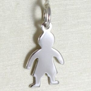 【送料無料】ネックレス　ホワイトゴールドペンダントプレートwhite gold pendant 750 18k, child, child long 23 cm, plate for incision