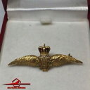 【送料無料】ネックレス ブローチクイーンwwii sweetheart gold 9 ct brooch wings raf queen s crown
