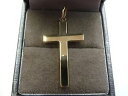 【送料無料】ネックレス ソリッドゴールドクロスグラムsolid 9ct gold medium size cross 42 grams * fully hallmarked *(4)