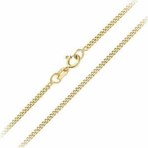 【送料無料】ネックレス　チェーンインチリアルゴールドレディースグラム9ct gold curb chain 20 inch real gold gents ladies 31 grams