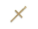 【送料無料】ネックレス ソリッドイエローゴールドミラークロスグラム9ct hallmarked solid yellow gold mirror finish 30mm x 18mm cross 34 grams(4)