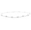 ̵ۥͥå쥹kۥ磻ȥɥ֥쥹åȥ饦ɥۥ磻ȥȥѡ14k white gold anklet bracelet with round white topaz gemstones 11 inches