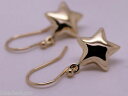 【送料無料】ネックレス ローズゴールドバブルスタードロップフックイヤリングkaedesigns, 9ct yellow or white or rose gold bubble drop star hook earrings