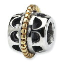 【送料無料】ネックレス バリビーズスターリングシルバーkゴールドアクセントアンティークビーズbali bead 925 sterling silver amp; 14k gold accent antique reflection beads
