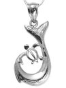 【送料無料】ネックレス solid 14kwhite gold hawaiian scroll fish hook honuturtle pendantsolid 14k white gold hawaiian scroll fish hook honu turtle(4)