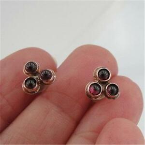 ̵ۥͥå쥹hadarǥʡ9kԥe117hadar designers handmade sweet art 9k rose gold garnet stud earrings i e117