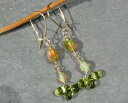 【送料無料】ネックレス イヤリングゴールドオパールエチオピアearrings gold 18 ct, peridots and opals fromethiopia