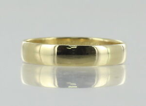 ̵ۥͥå쥹hallmarked 18ct yellow gold 4mm wide wedding ring