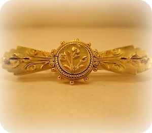 【送料無料】ネックレス ヴィンテージゴールドバーブローチvintage 15ct gold 1920s bar brooch